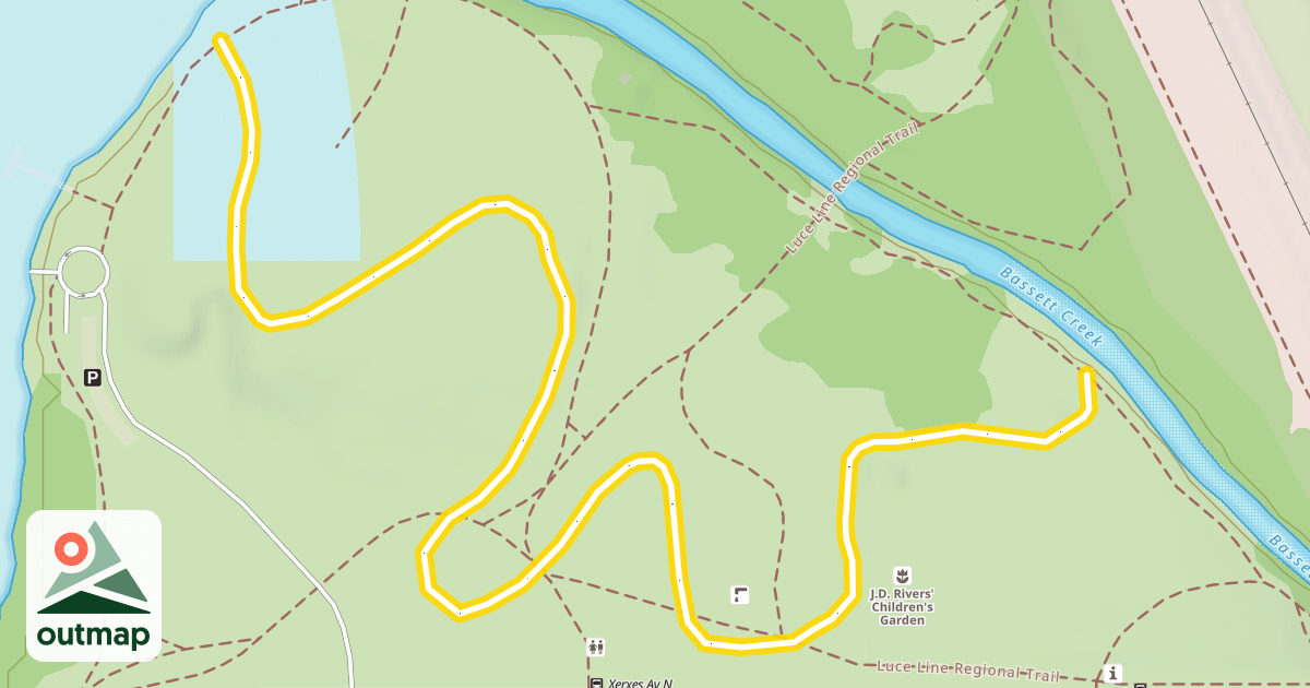 Map of JD Rivers Trail