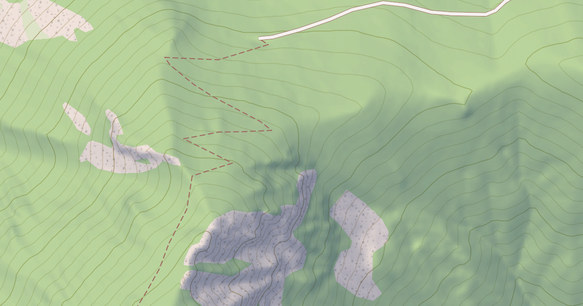 Map preview of Colquhoun Peak Trail