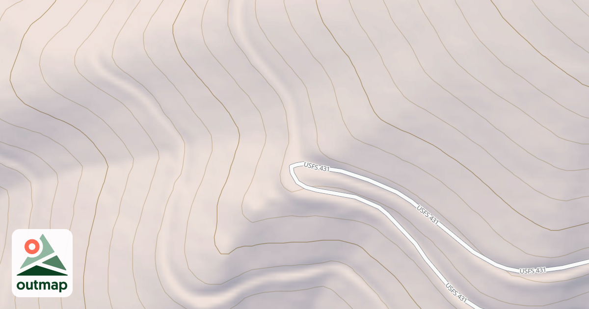 Map of LITTLE JOE RIDGE