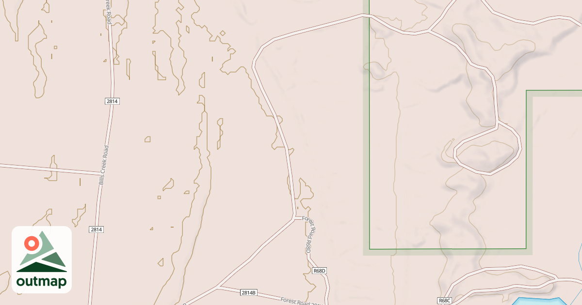 Map of BILLS CREEK SPUR BA