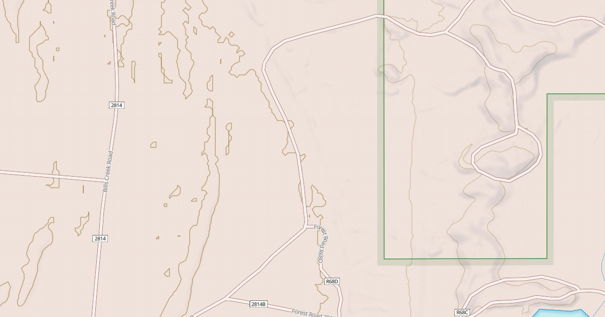 Map preview of BILLS CREEK SPUR BA