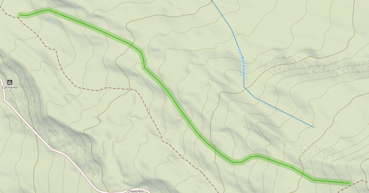 Map preview of Les plaines brulées
