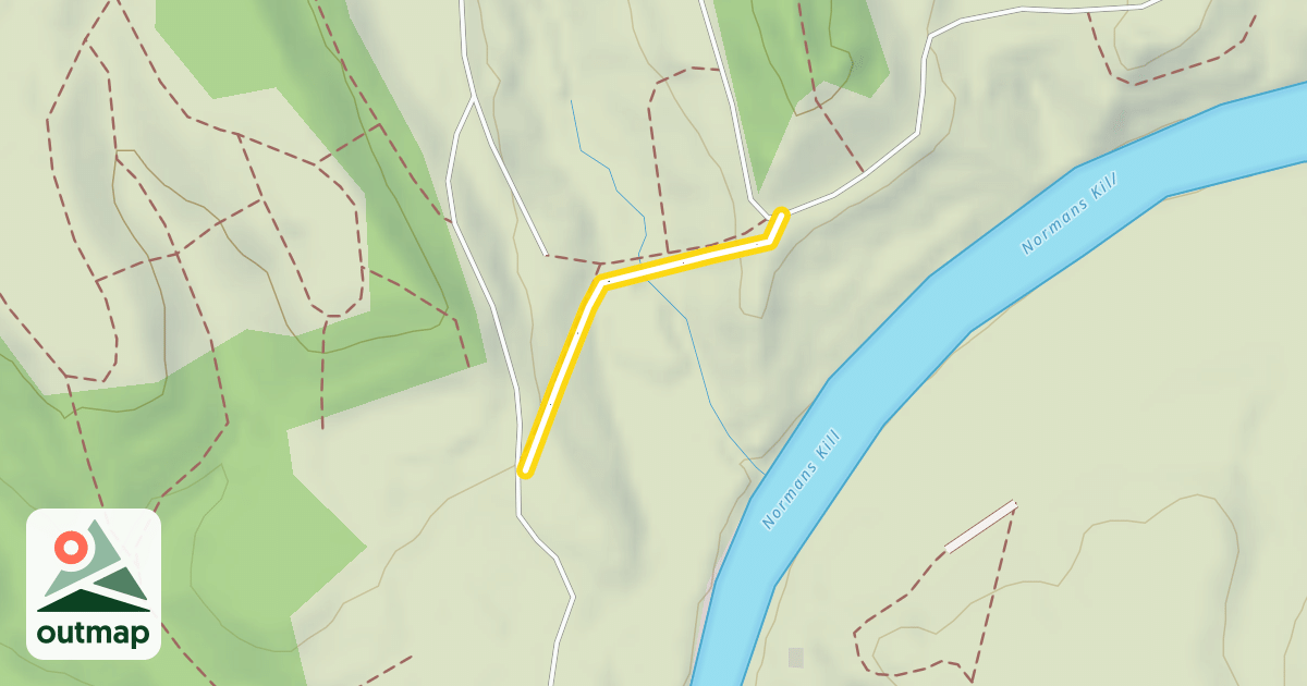 Map of Henry Johnson Path