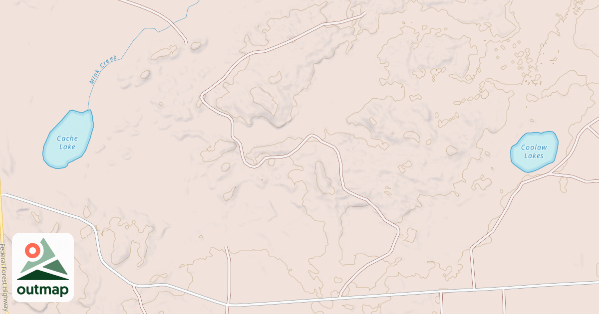 Map of CACHE LAKE NORTH