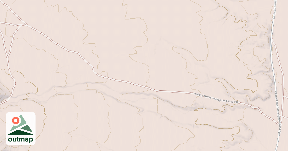 Map of CLOVER CREEK TRIALHEAD