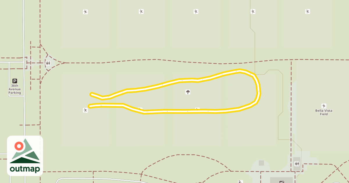 Map of Fort Missoula Nordic Ski Trails