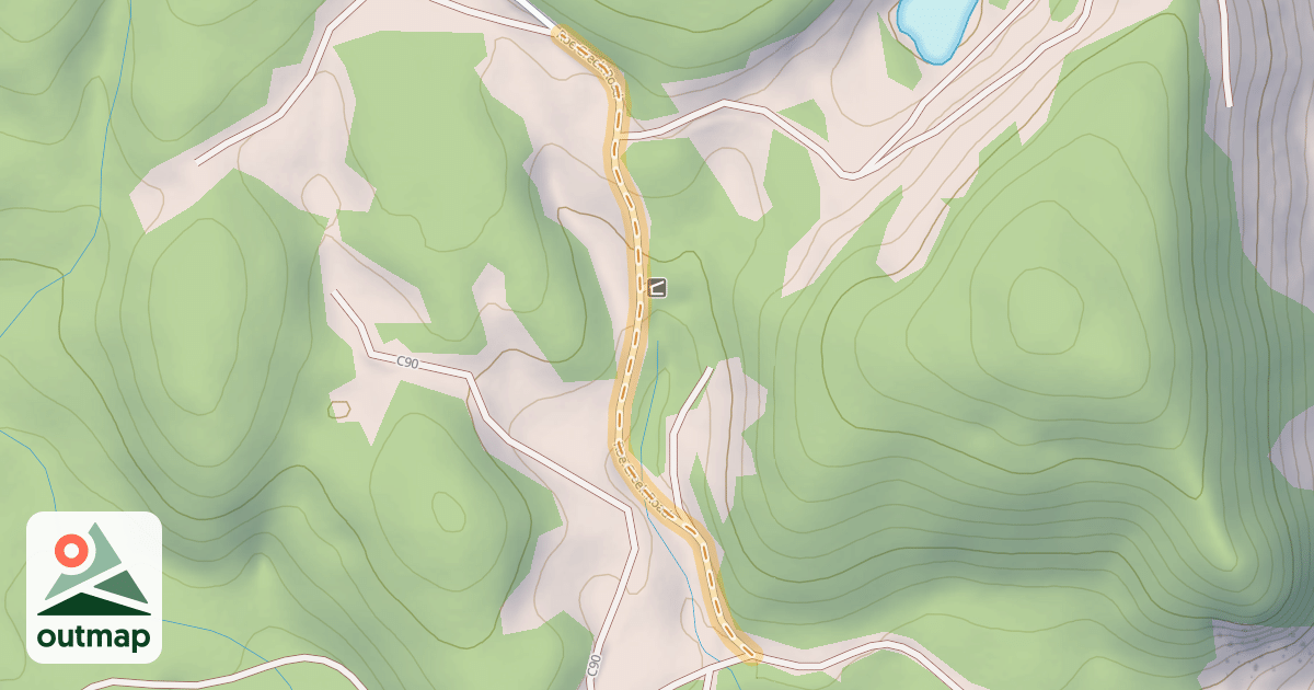 Map of Roe Creek Road