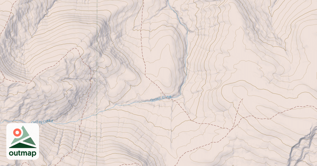 Map of Blind Bull/horse Creek