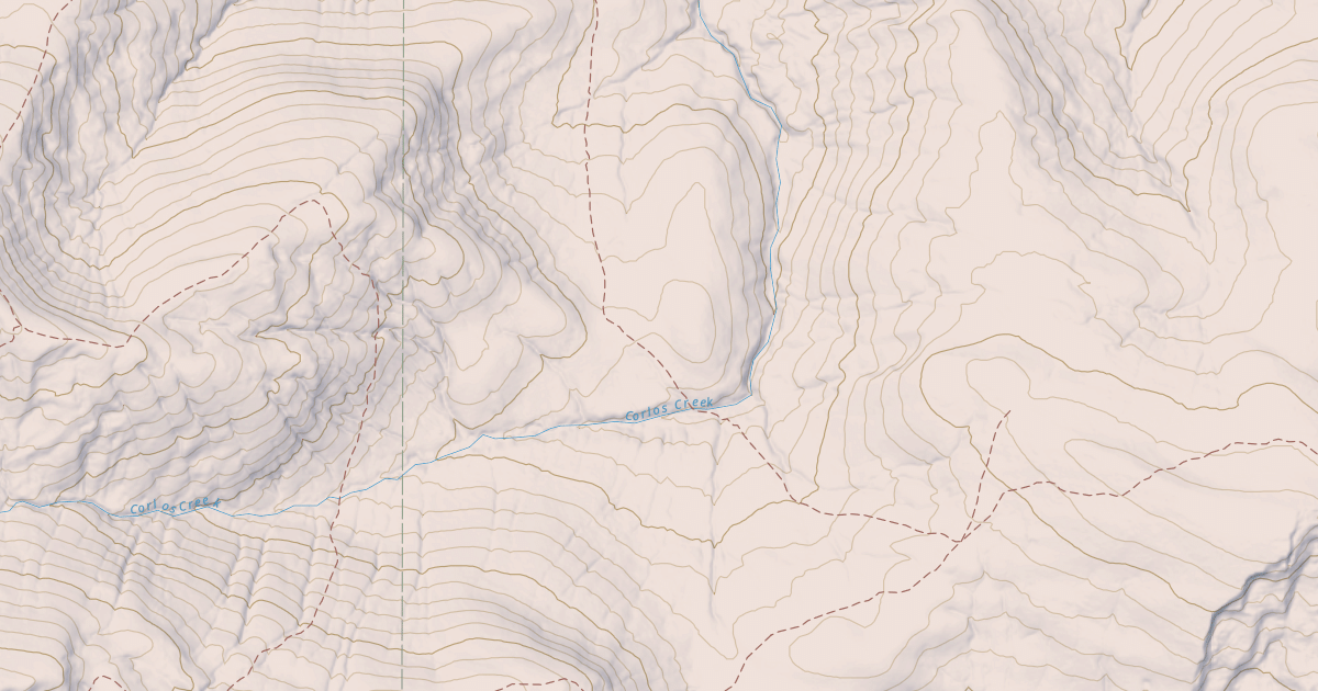 Map preview of Blind Bull/horse Creek