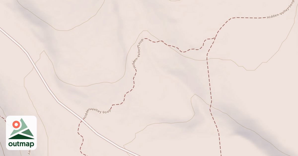Map of Hidden Valley Loop