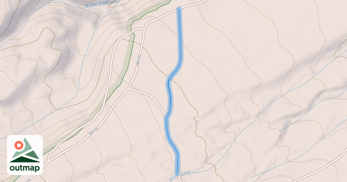 Map of Buttermilk Road