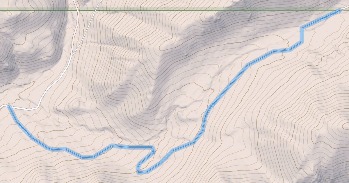 Map preview of Noble Fork Road