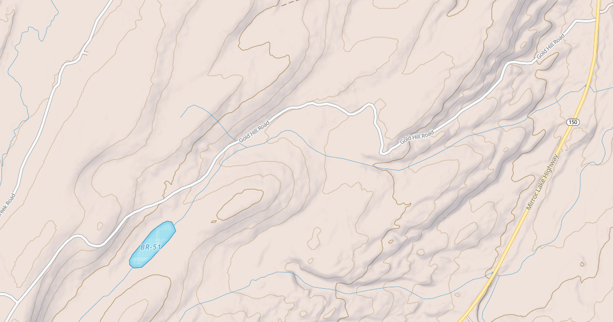 Map preview of GOLD HILL