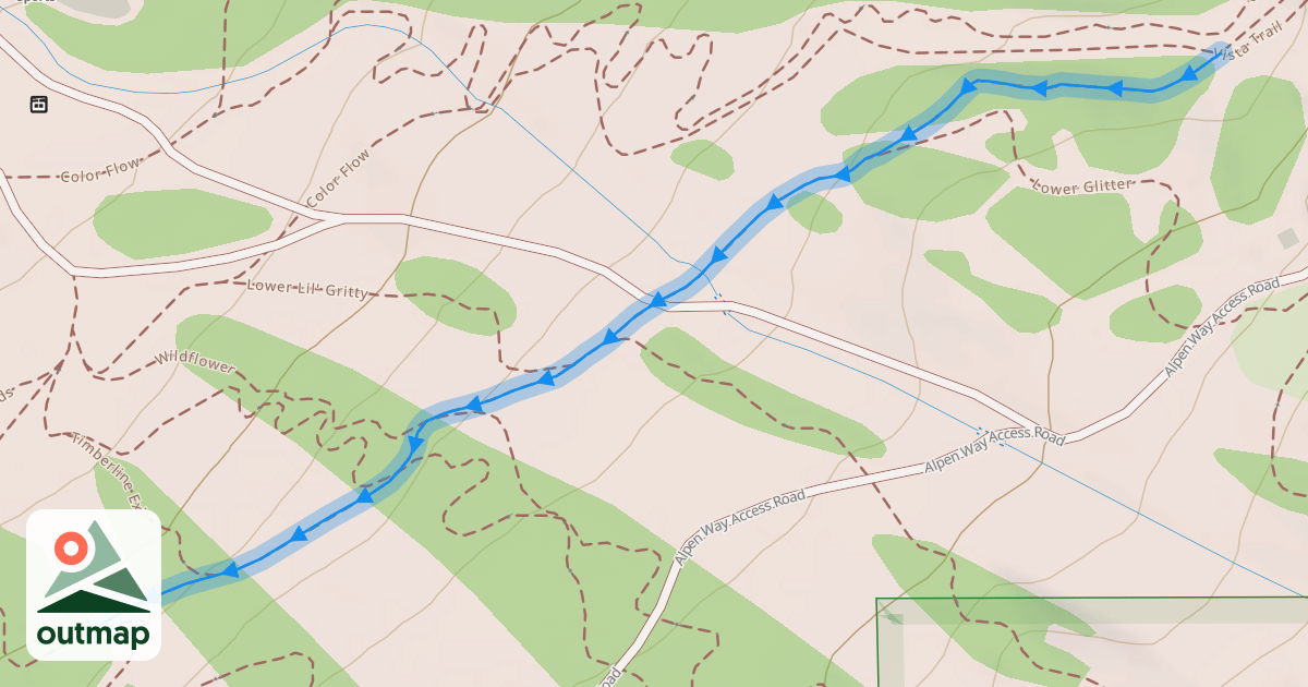 Map of Lower Timberline