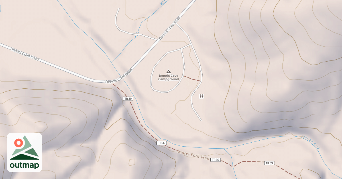 Map of DENNIS COVE CAMP LOOP
