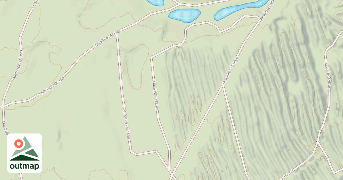 Map of Interlake State Recreation Area Trails