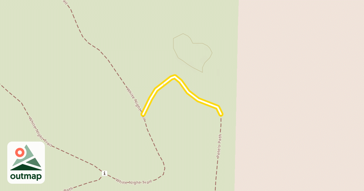 Map of Pete's Path