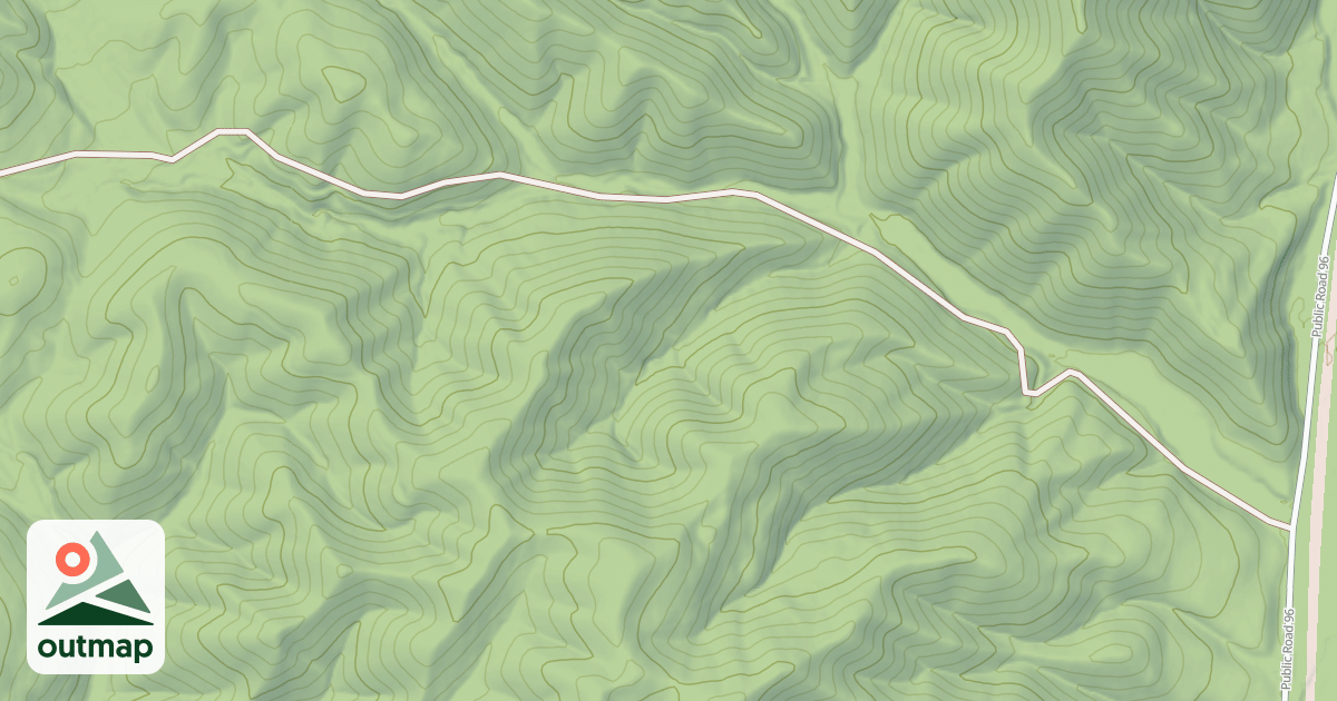 Map of ONE MILE ROAD