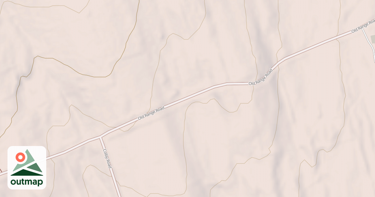 Map of Range Rd