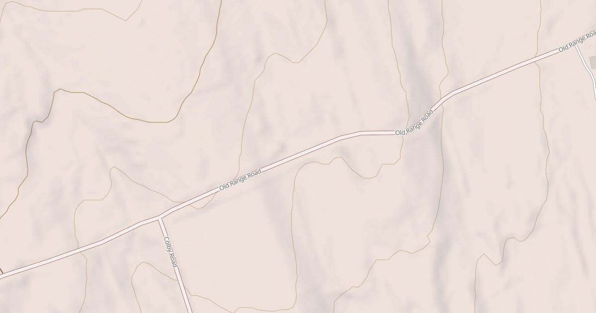 Map preview of Range Rd