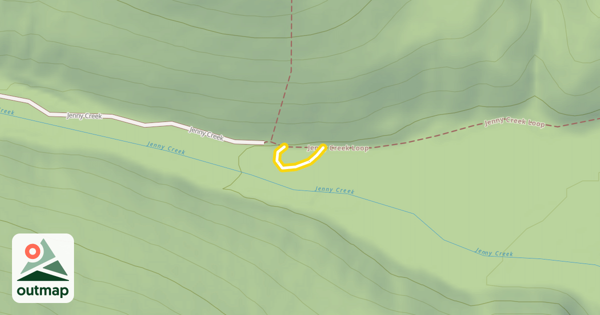 Map of Jenny Creek Loop
