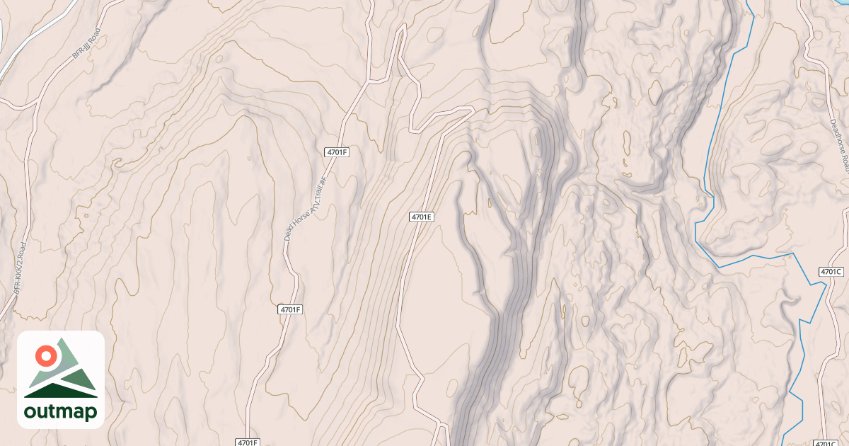 Map of DEAD HORSE ATV E