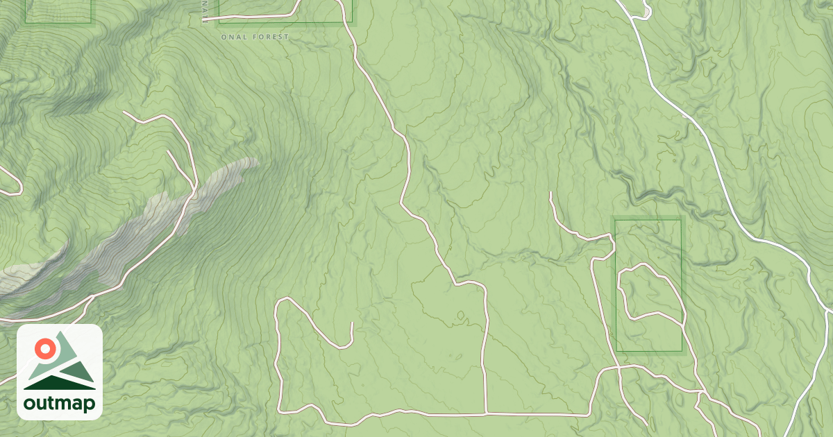 Map of EAST HUCKLEBERRY