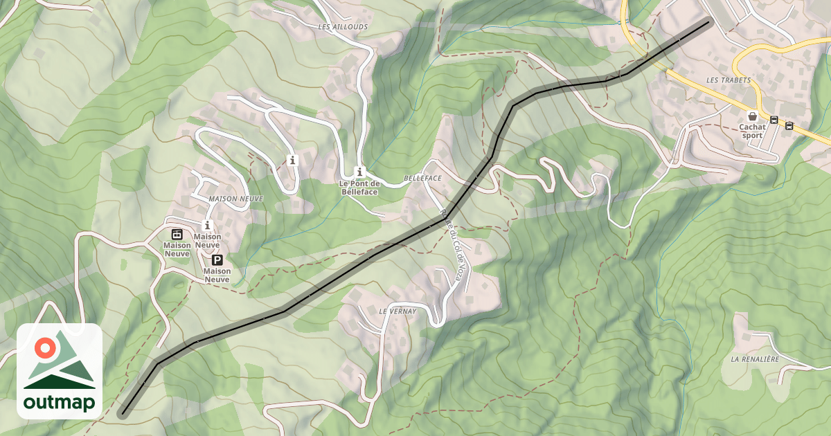 Map of Kandahar Inférieur Schuss Battendier