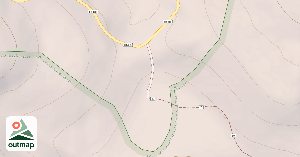 Map of (FDR) HABEL'S CAMP