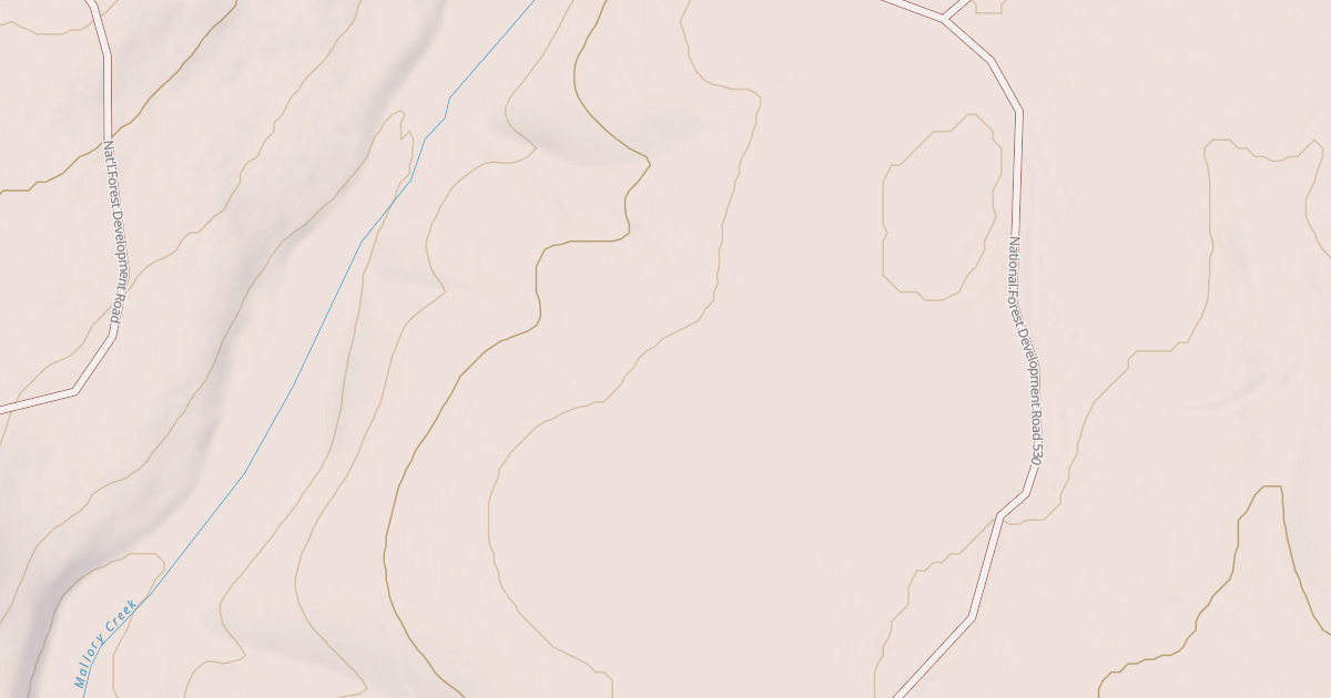Map preview of USFS National Forest System Roads {D3019DF4-D595-44DB-9DE4-1CB7848BE349}