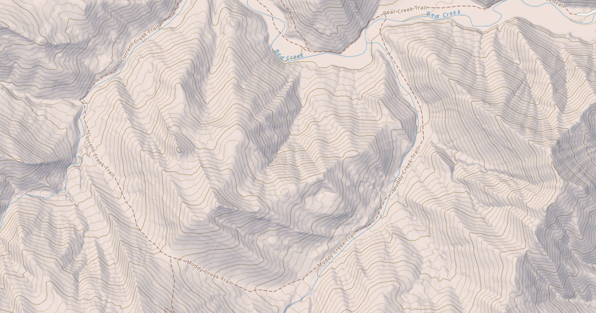 Map preview of MUDDY CREEK