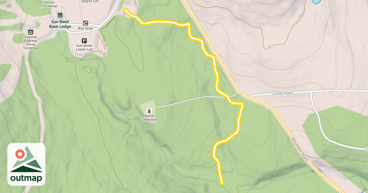 Map of Newell's Knoll