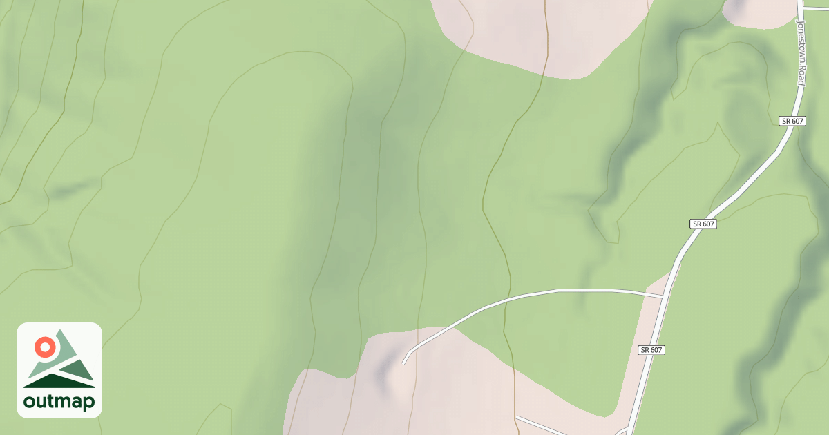 Map of GAINES SOUTH