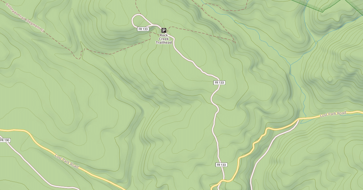 Map preview of ROCK CREEK