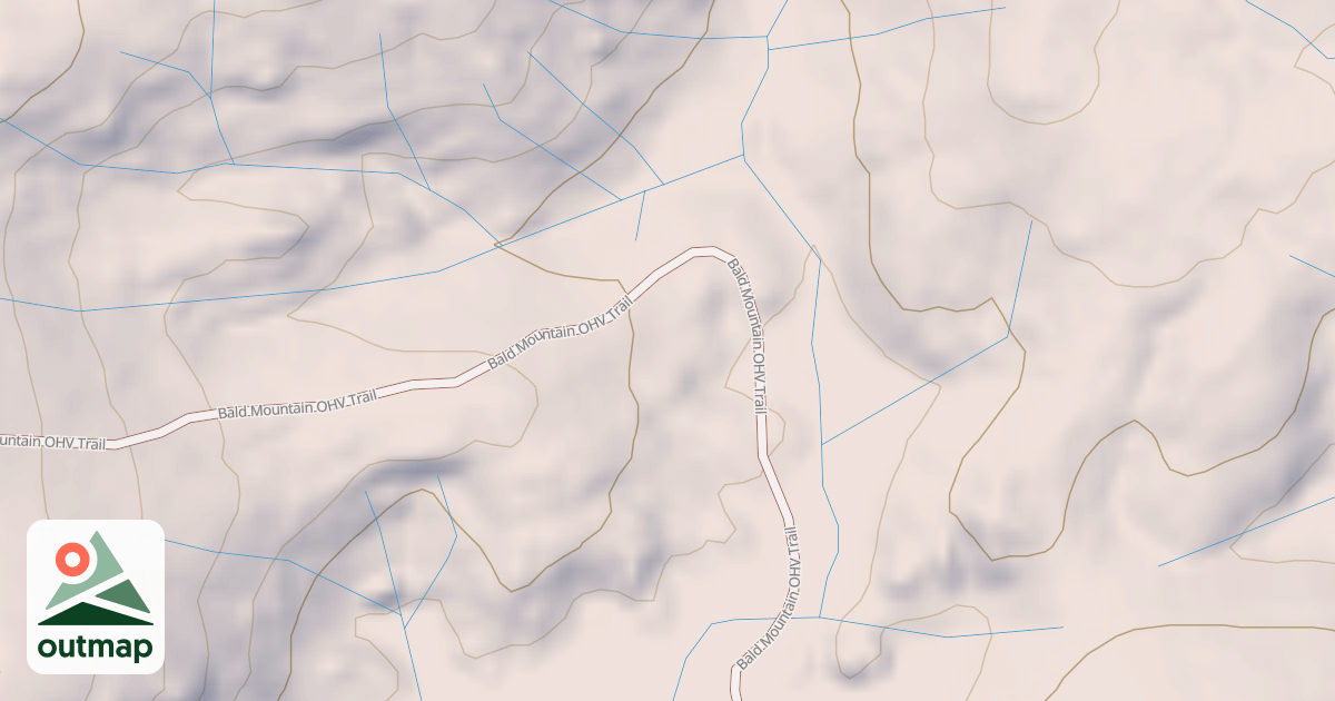 Map of Bald Mountain T23