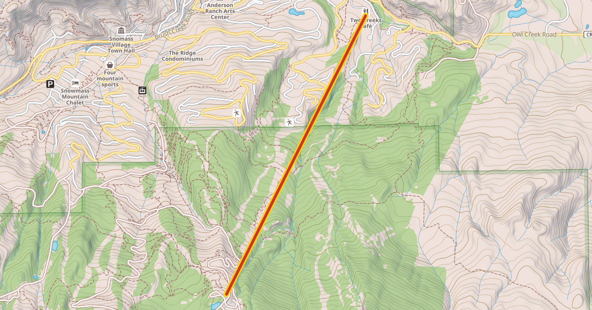 Map preview of Two Creeks