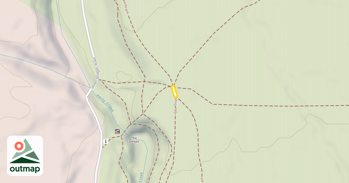 Map of Ski Trail