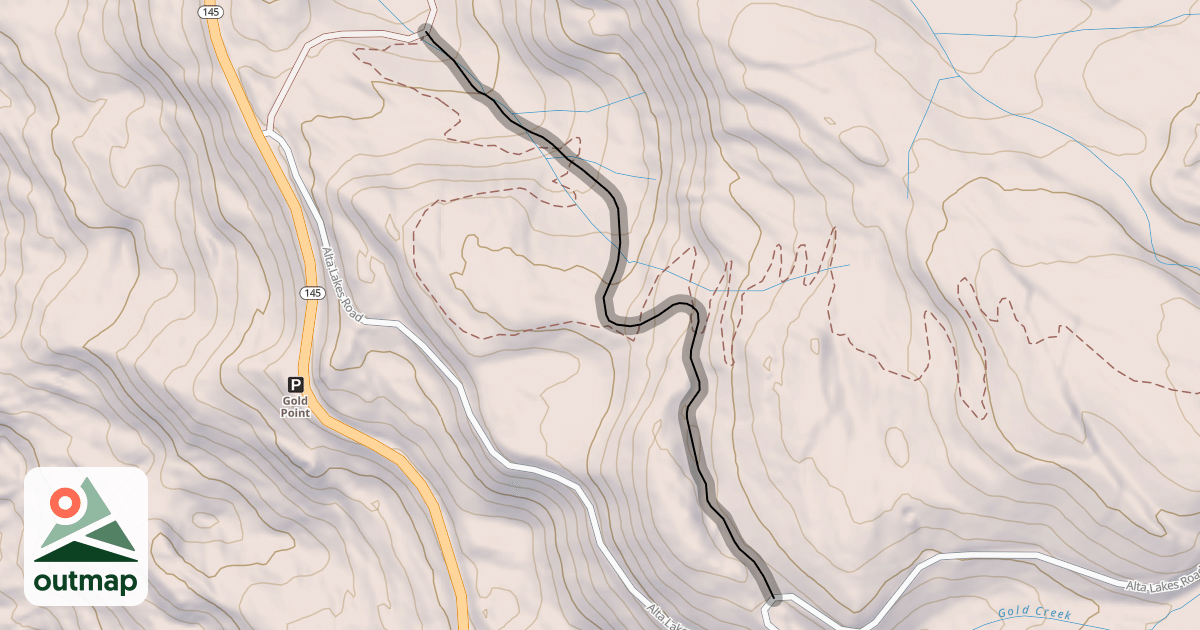 Map of Lower Turkey Creek "The Burn"