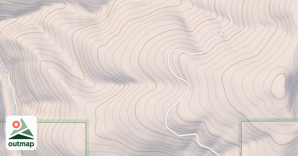 Map of USFS Motor Vehicle Use Map Trails 8468