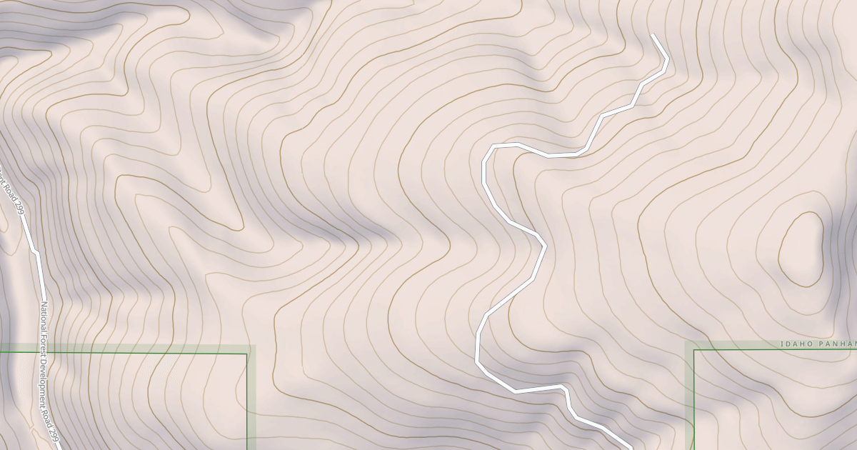 Map preview of USFS Motor Vehicle Use Map Trails 8468