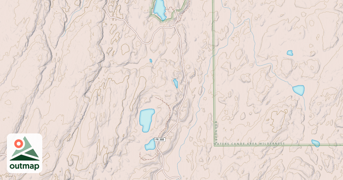 Map of AUGUST CREEK
