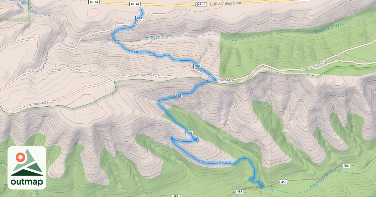 Map of Underhill Trail #683