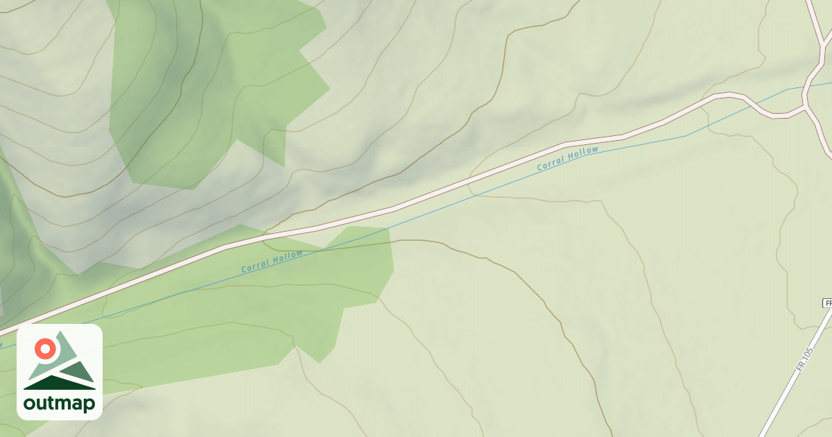 Map of CORRAL HOLLOW
