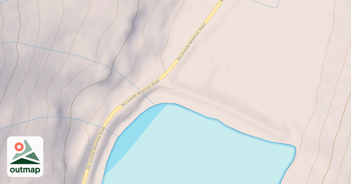 Map of ROAD CANYON DAM FISHING SITE