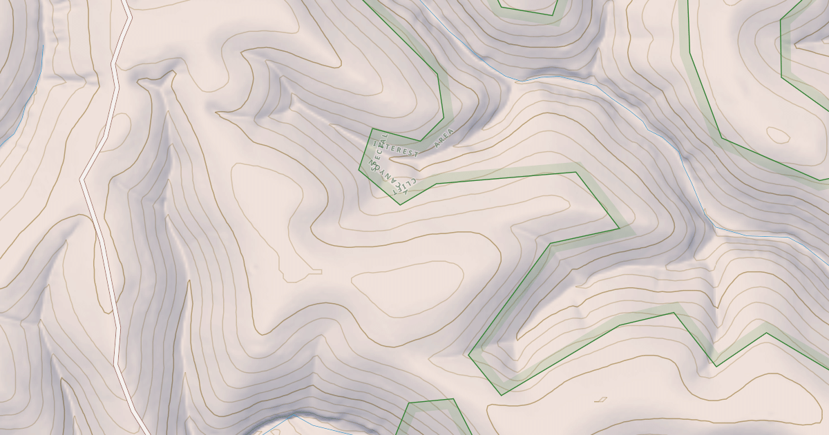 Map preview of USFS National Forest System Roads {6F6F4120-53DC-4B77-9F7E-DEA68F85A3C9}