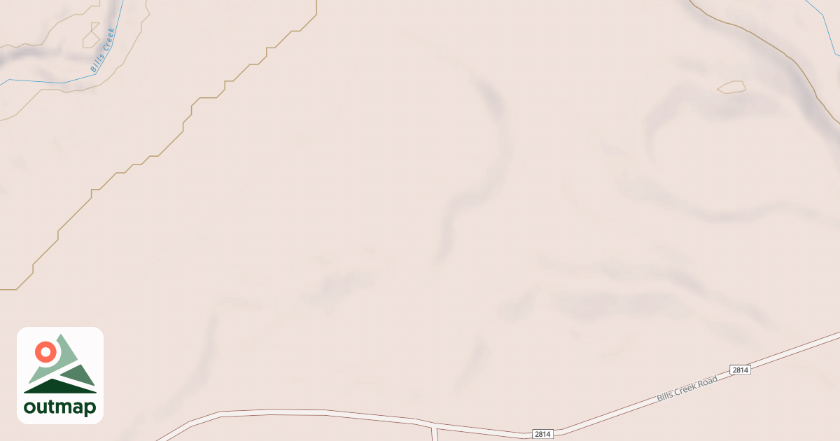 Map of BILLS CREEK SPUR D