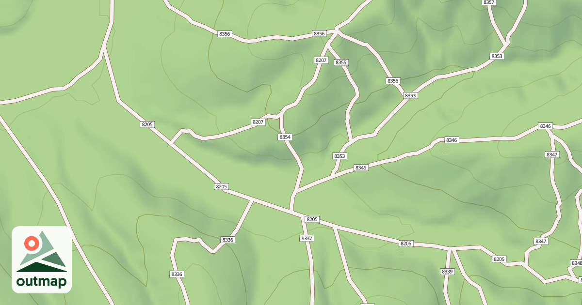 Map of USFS Motor Vehicle Use Map Trails 19965