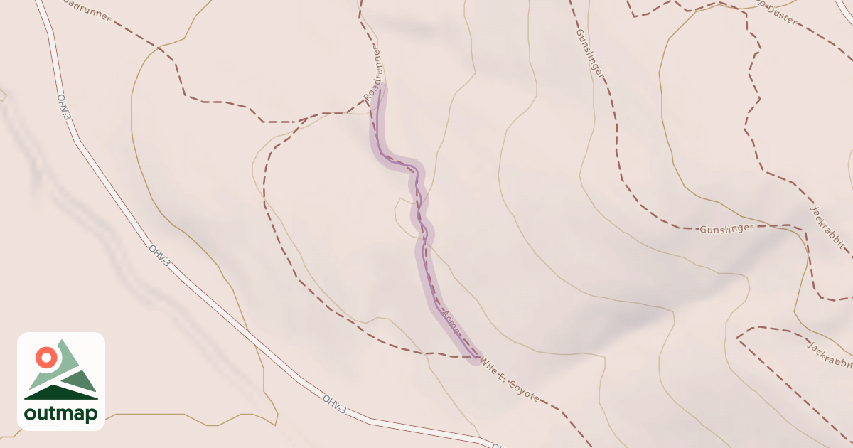 Map of Acme Trail
