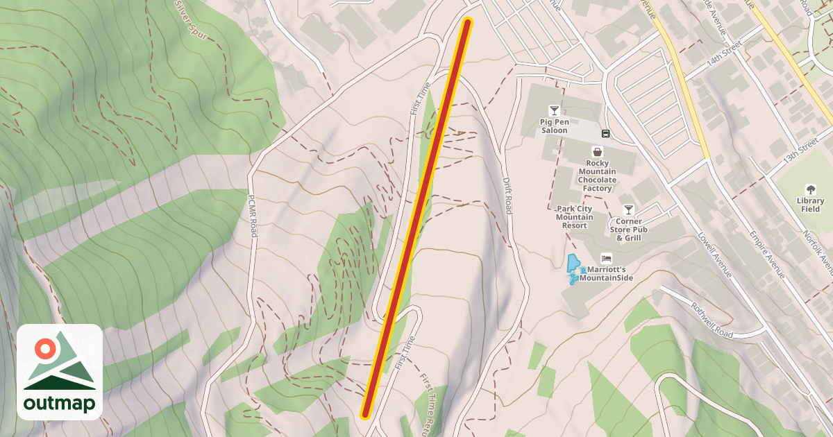 Map of First Time Lift