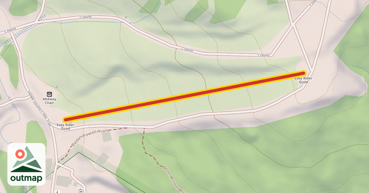 Map of Easy Rider Quad